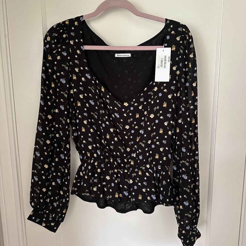 Reformation floral top - brand new